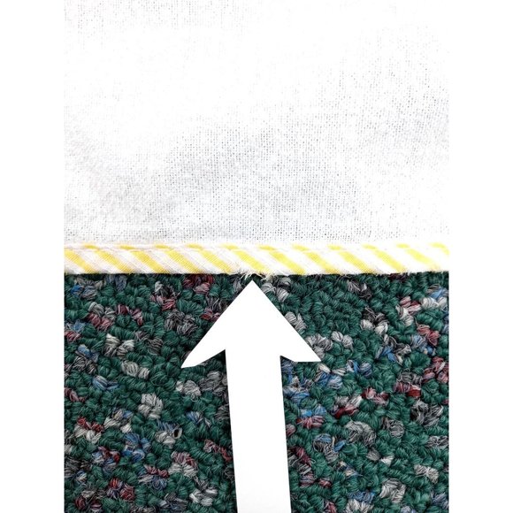 Vintage Baby Blanket Poodle Yellow Cotton French Knot Embroidered Handmade 50s - Picture 7 of 10